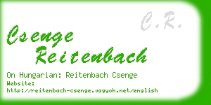 csenge reitenbach business card